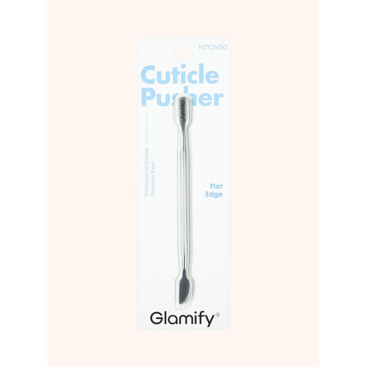 Absolute New York Stainless Steel Flat Edge Cuticle Pusher – producto exacto / exact product NTCN20
