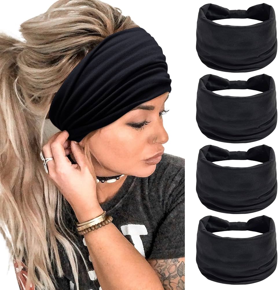 Turban Headband – Black
