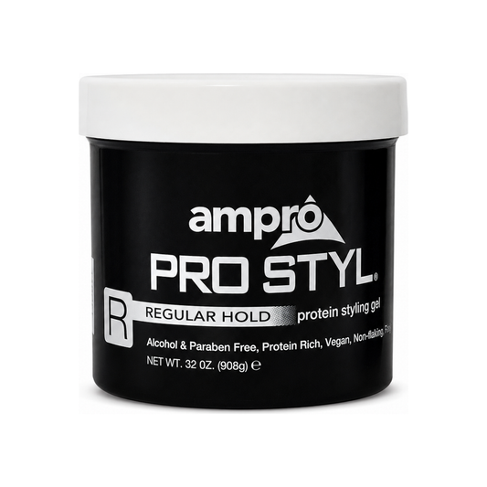 Ampro Pro Styl Regular Hold Protein Styling Gel – 32 oz on white background