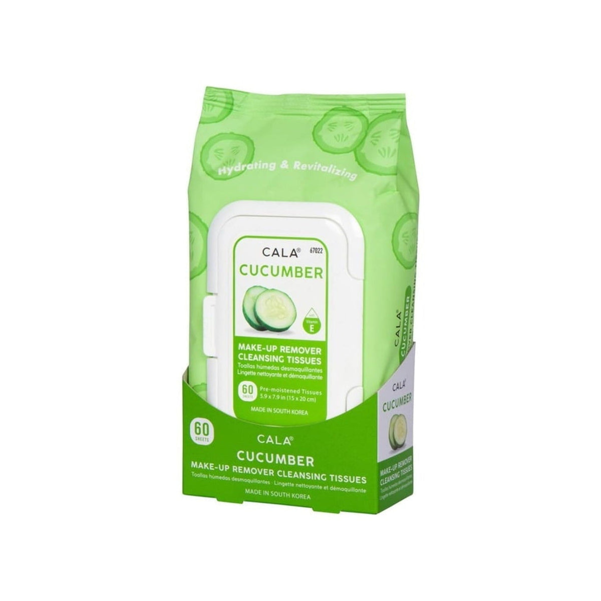 Cala Cucumber Makeup Remover Wipes 60 Count product image