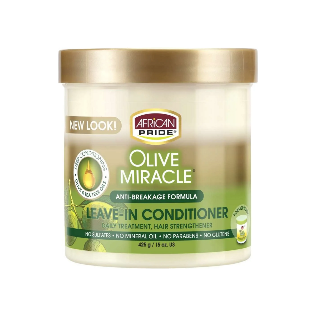 African Pride Olive Miracle Leave-In Conditioner – 15 oz