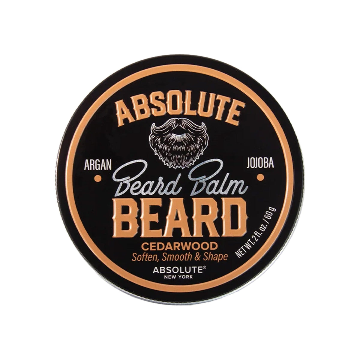 Tyche Absolute Beard Balm Cedarwood 2 oz tin, model HCBD04
