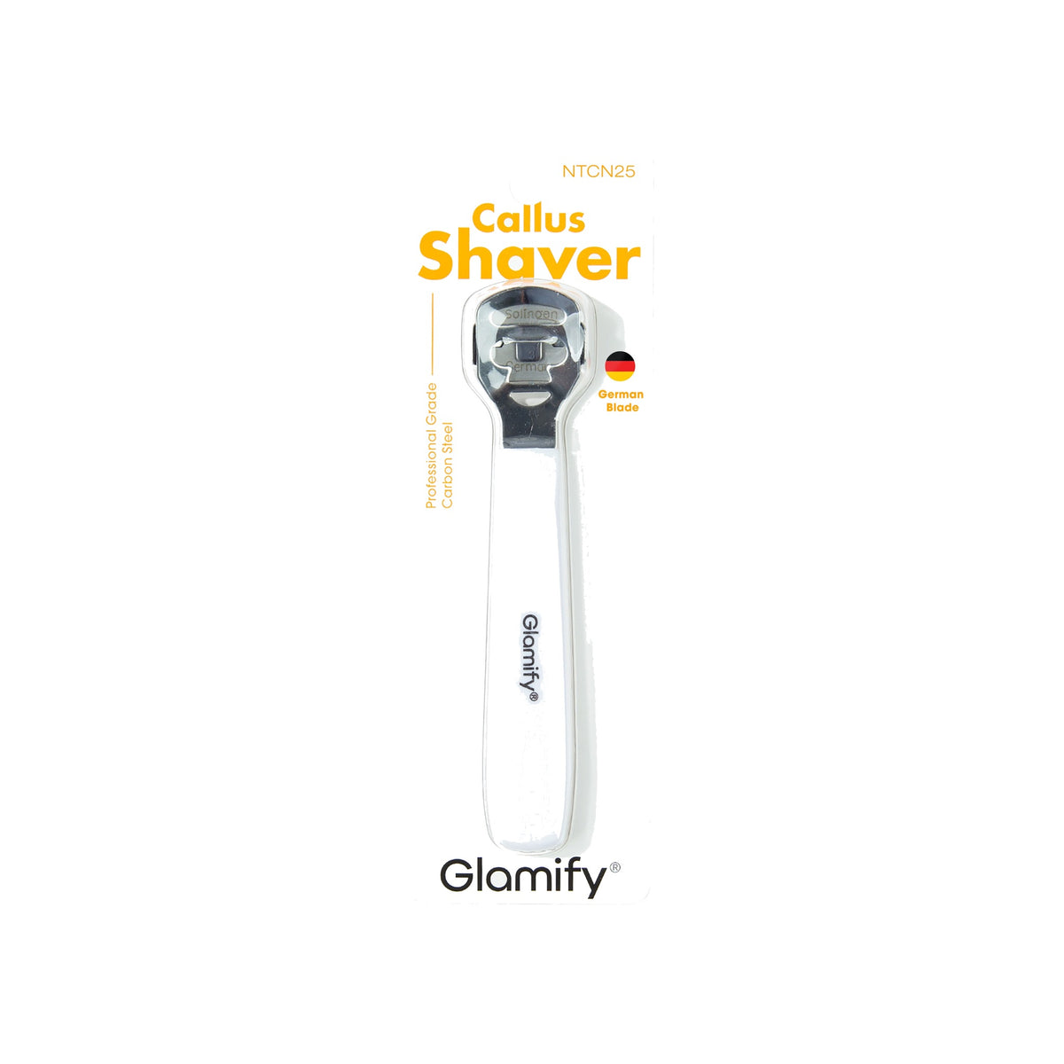 Glamify carbon steel callus shaver NTCN25