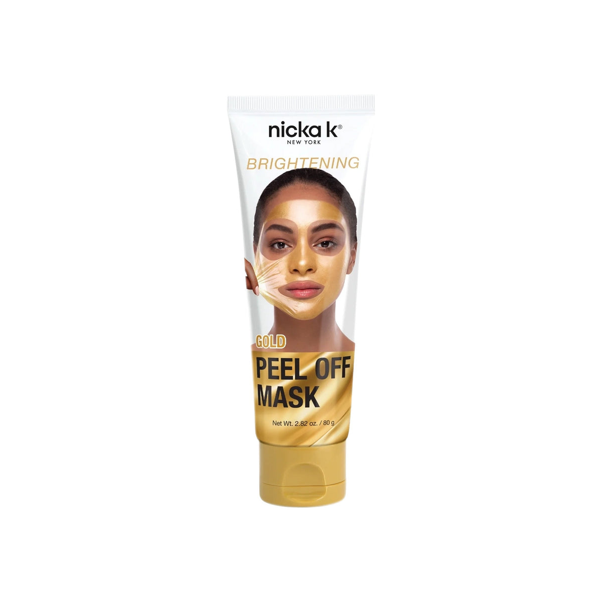 Nicka K Brightening Gold Peel-Off Mask 2.82 fl oz tube, SMPO02