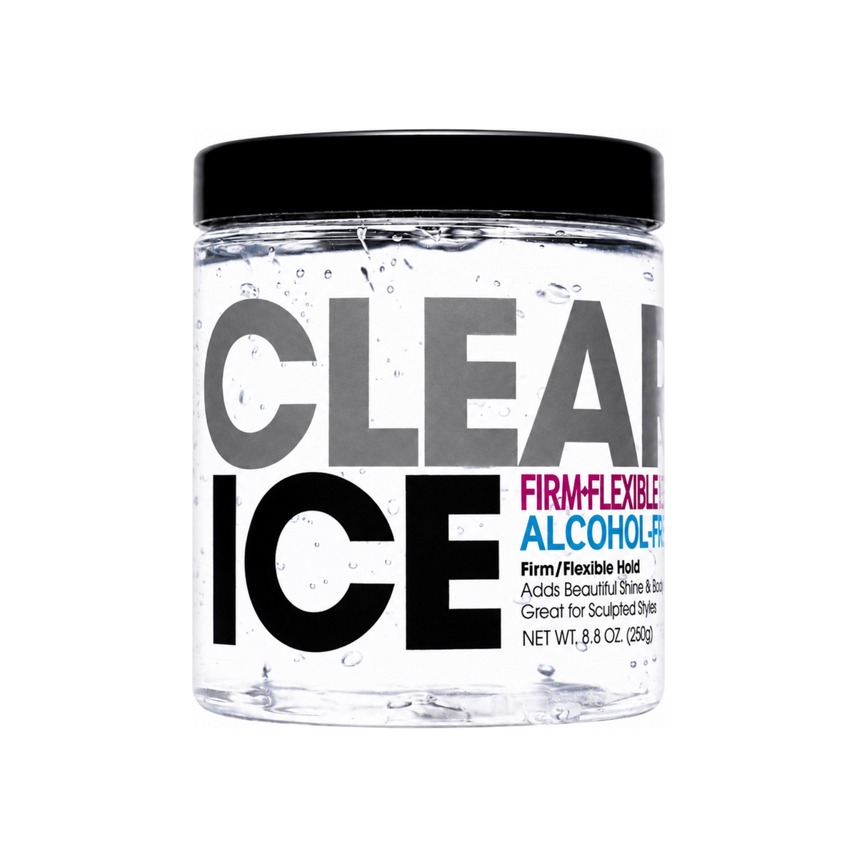 Ampro Clear Ice Firm/Flexible Hold Styling Gel – 8.8 oz / 250 g