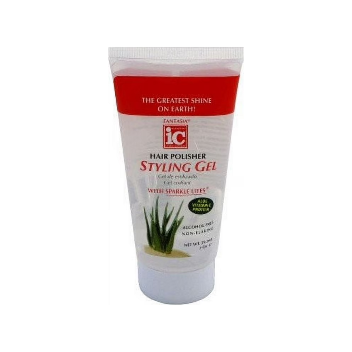 Fantasia IC Hair Polisher Styling Gel with Sparkle Lites – 2 oz / 56 g