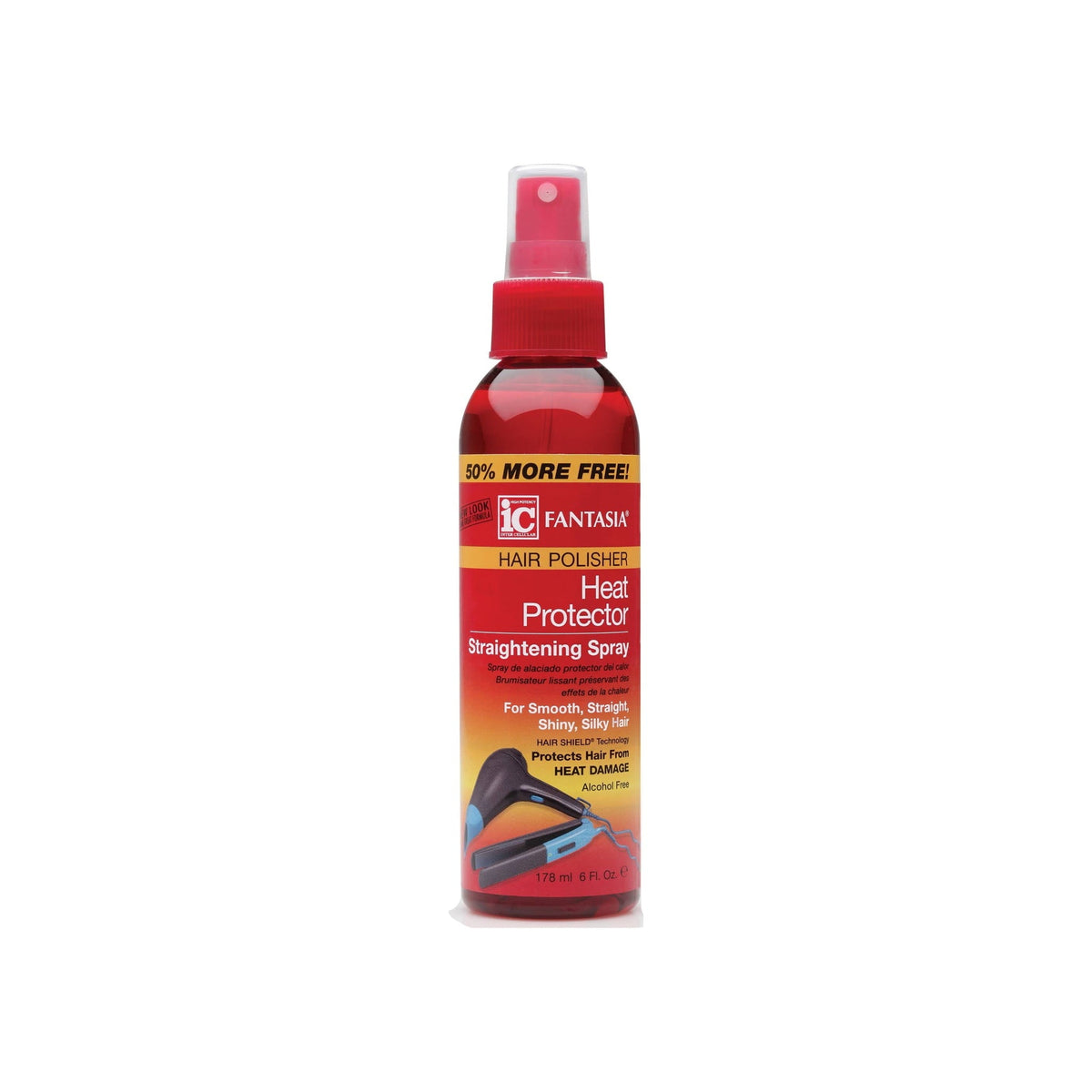 Fantasia IC Heat Protector Straightening Spray – 6 oz