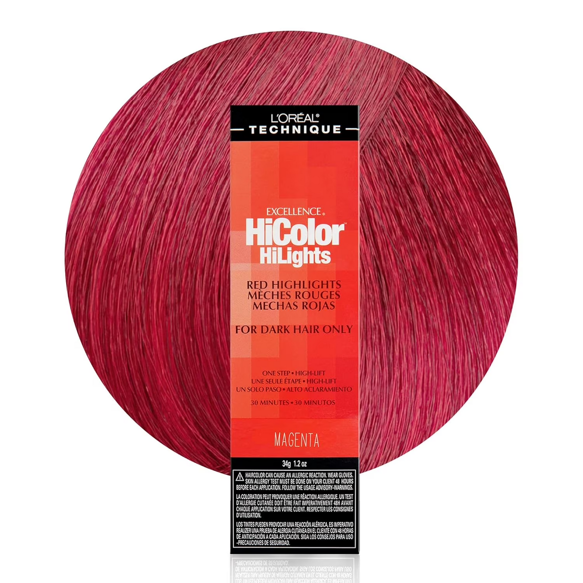 Loreal HiColor Hilights Magenta 1.2 Oz