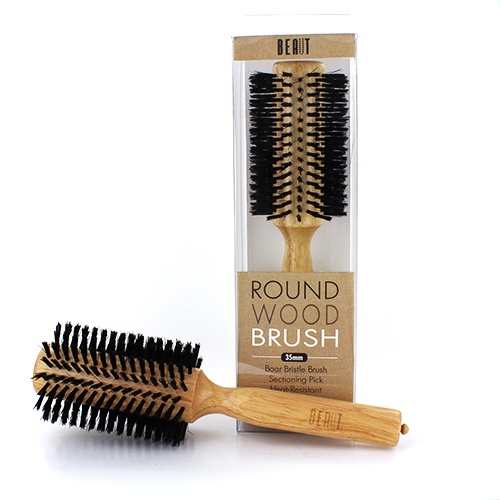 Beaut Round Wood Brush 45 mm