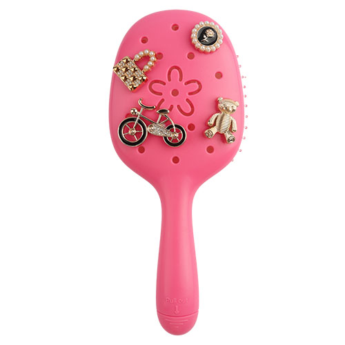 Cepillo para el cabello Cala Bristle Bitz Charm – Rosa fuerte
