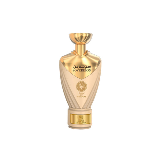 Emper Sovereign Lady of Wisdom Eau de Parfum for Women – 3.4 oz / 100 mL bottle and box on white background