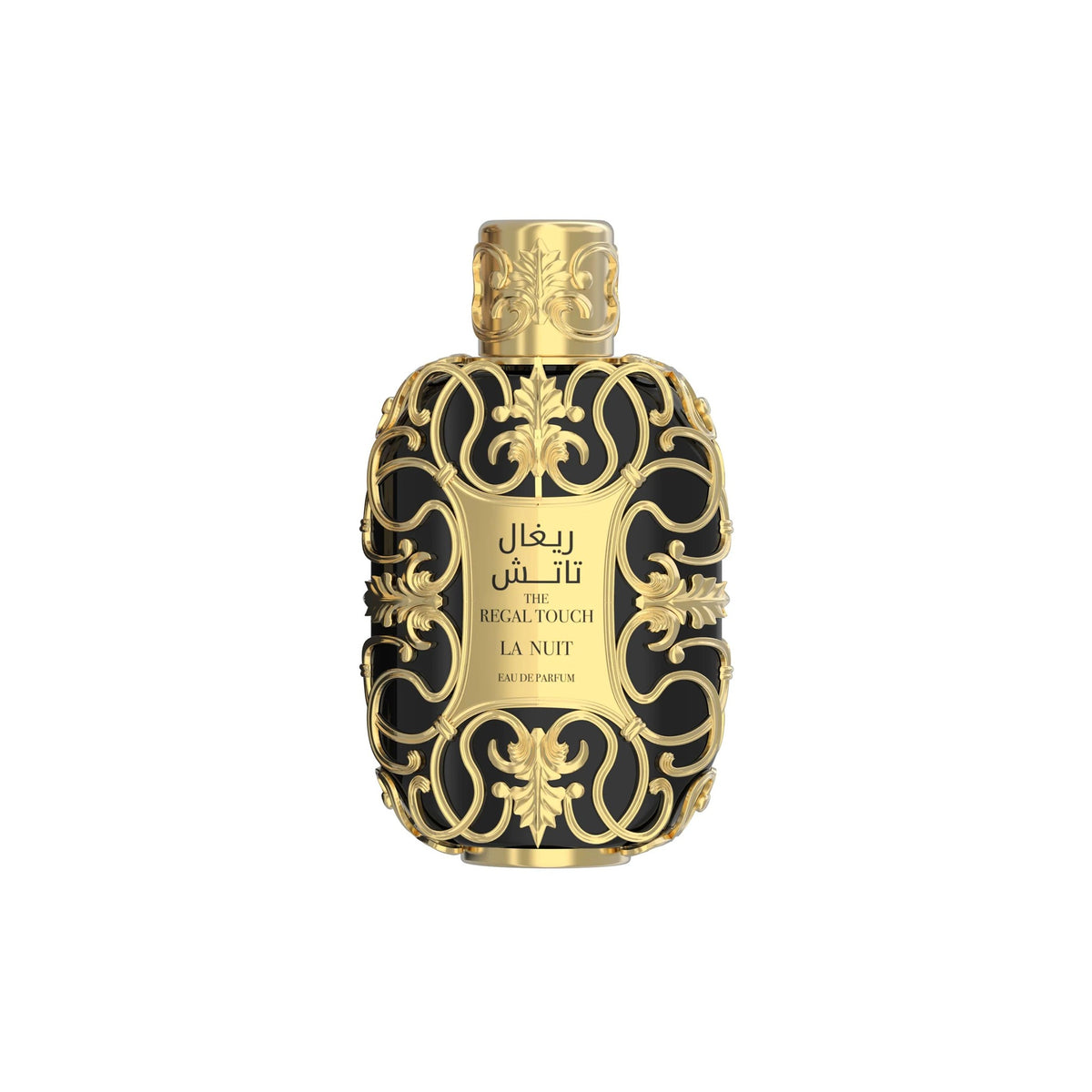 Le Chameau The Regal Touch La Nuit Eau de Parfum – 3.4 oz / 100 mL bottle and box on white background