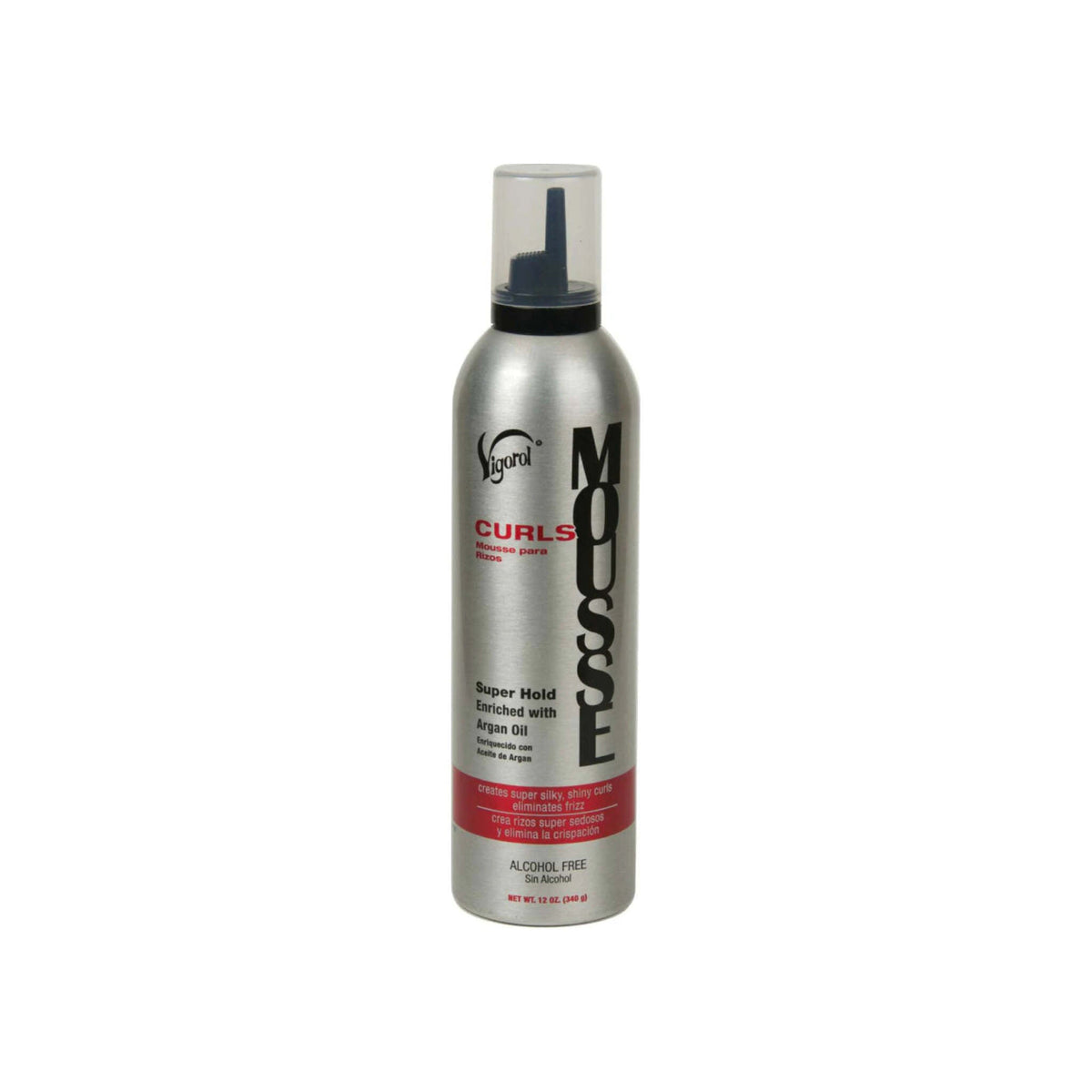 Vigorol Curls Super Hold Styling Mousse 12 oz