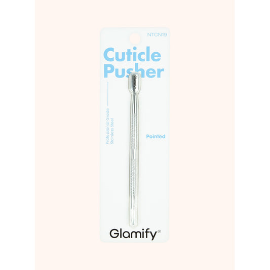 Absolute New York Stainless Steel Pointed Cuticle Pusher – producto exacto / exact product NTCN19