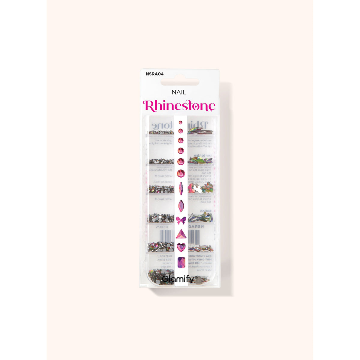 Absolute New York Glamify 3D Nail Art Pink – producto exacto / exact product NSRA04