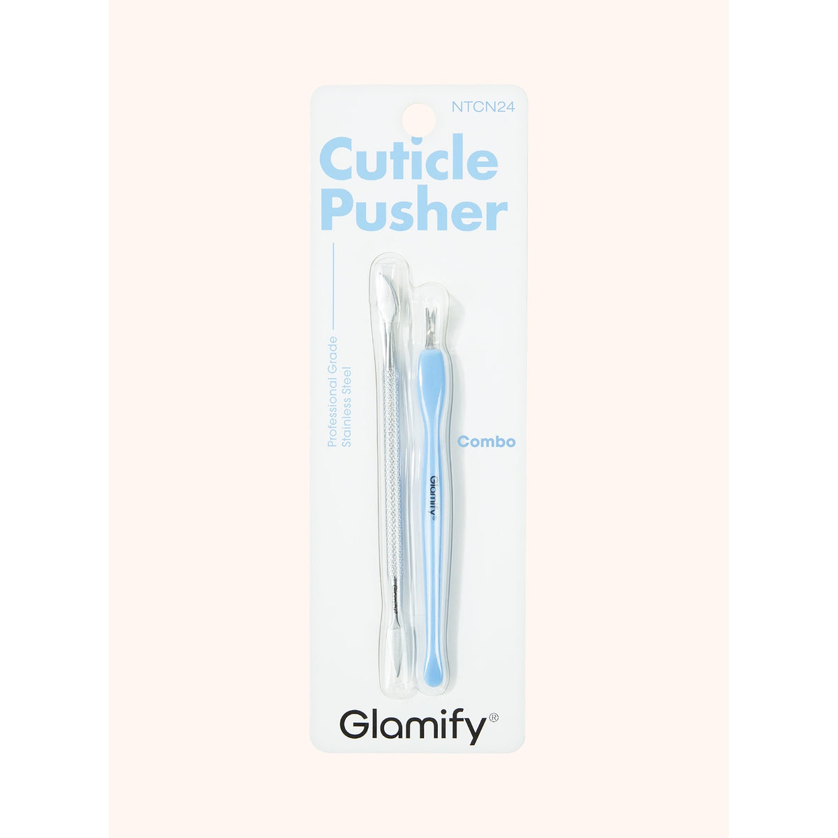 Absolute New York Stainless Steel Cuticle Pusher Combo – producto exacto / exact product NTCN24