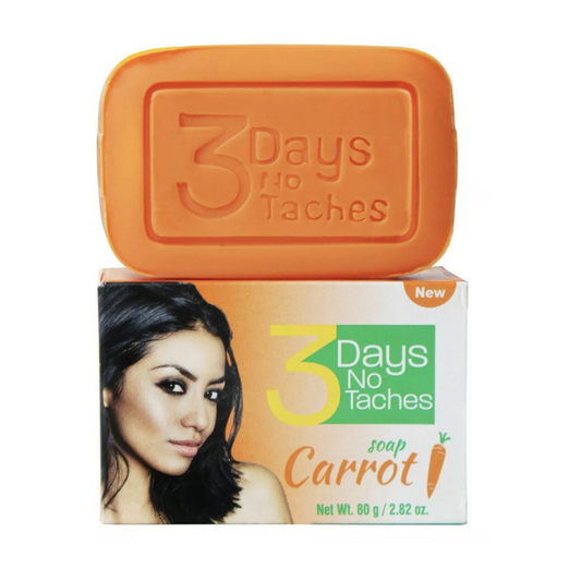 3 Days No Taches carrot soap 80 g box and bar