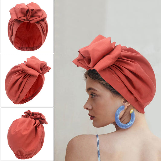LQQKS Knotted Fashion Turban – Coral
