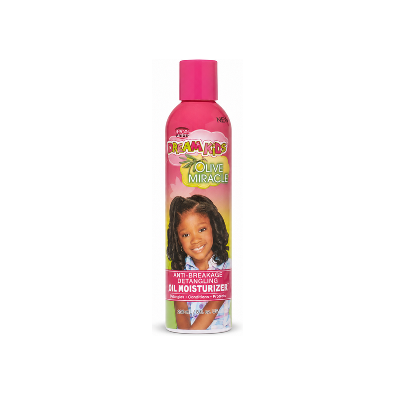 African Pride Dream Kids Olive Miracle Anti-Breakage Detangling Oil Moisturizer 8 oz