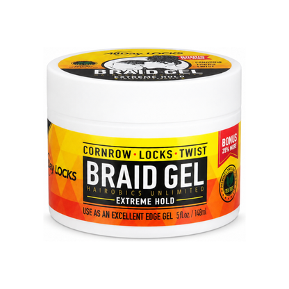 AllDay Locks Braid Gel Extreme Hold – 5 oz on white background
