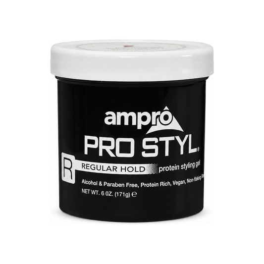 Ampro Pro Styl Regular Hold Protein Styling Gel – 6 oz on white background
