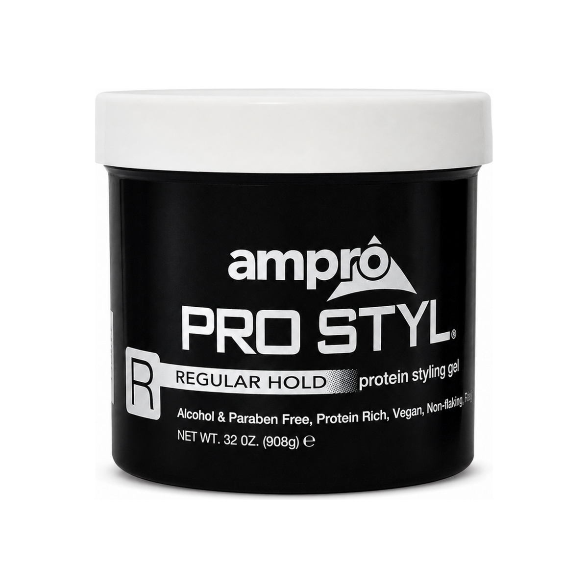 Ampro Pro Styl Regular Hold Protein Styling Gel – 32 oz on white background