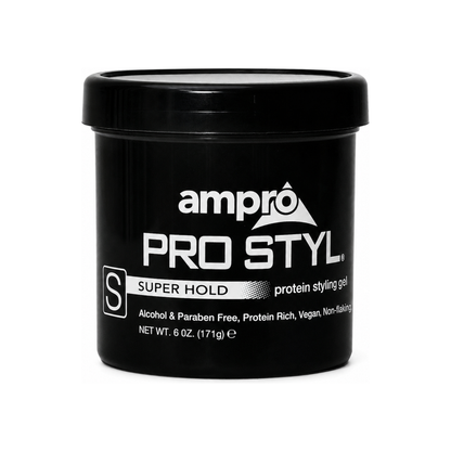 Ampro Pro Styl Super Hold Protein Styling Gel – 6 oz on white background