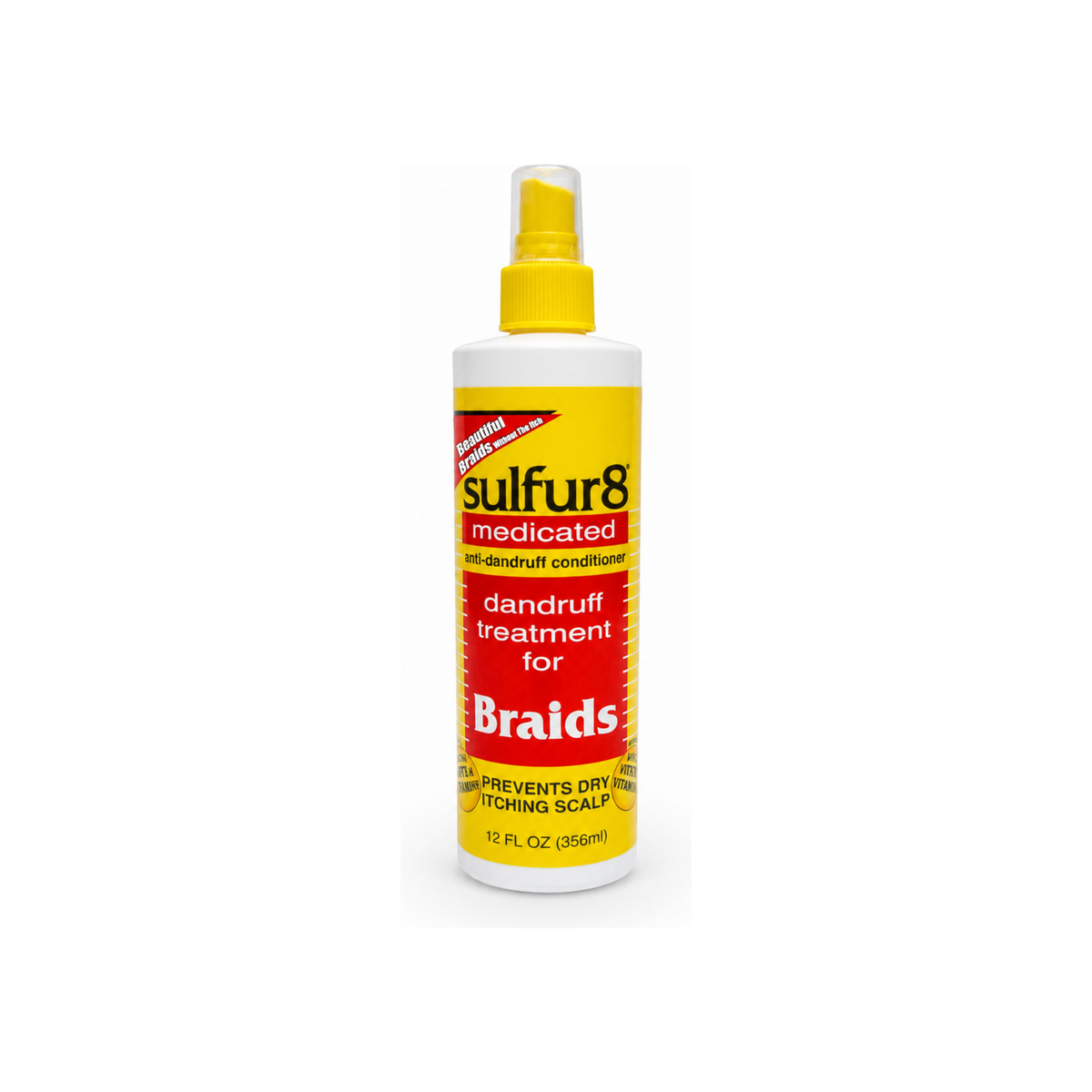 Sulfur8 Medicated Braid and Scalp Spray 12 oz