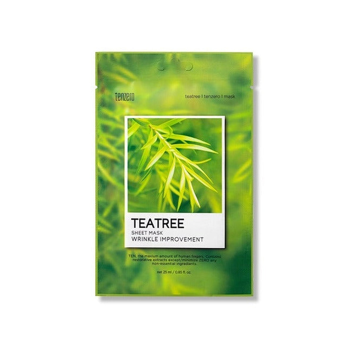 Tenzero Tea Tree Sheet Mask 25 mL product image