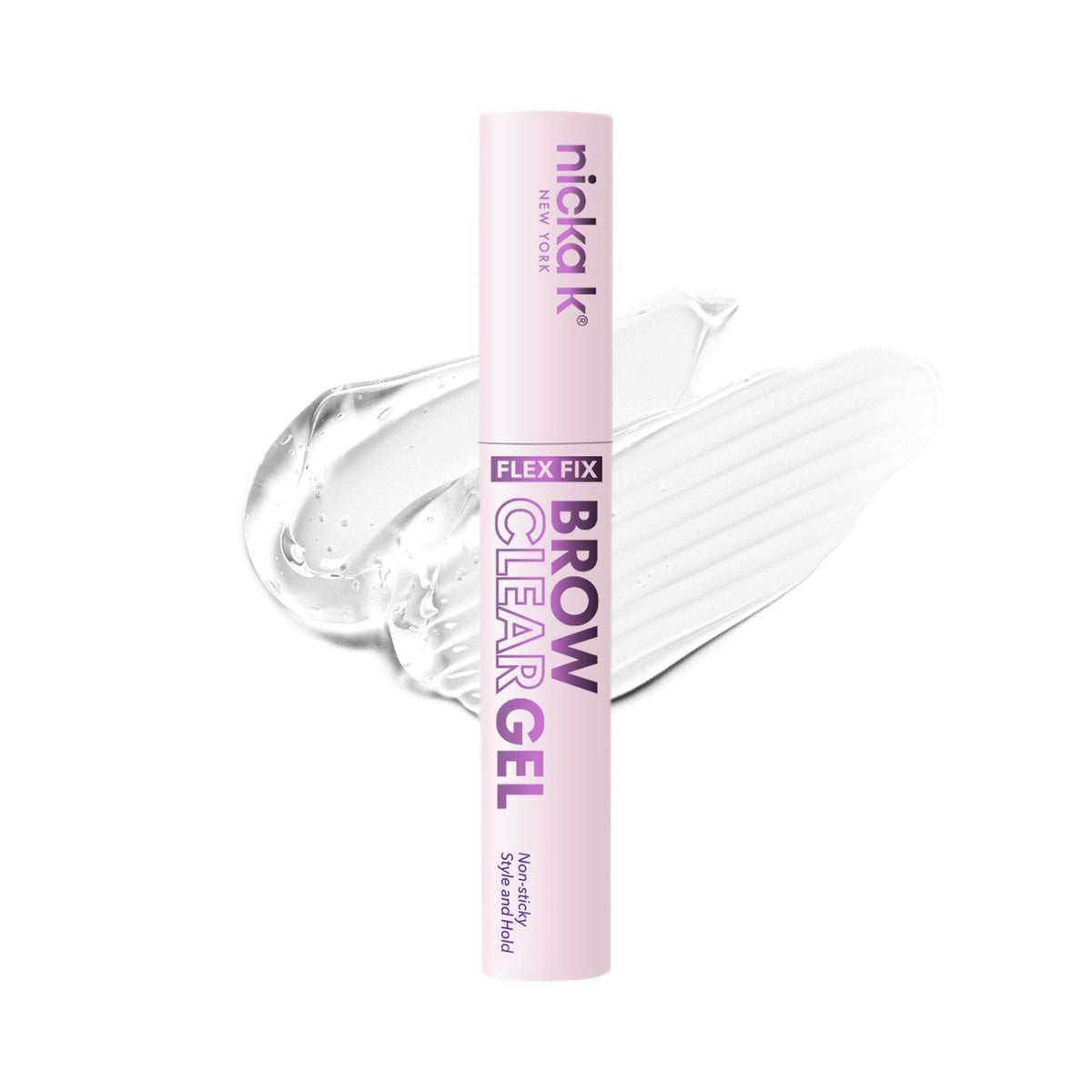 Nicka K FLEXFIX Clear Brow Gel, EBFF01 – official product photo