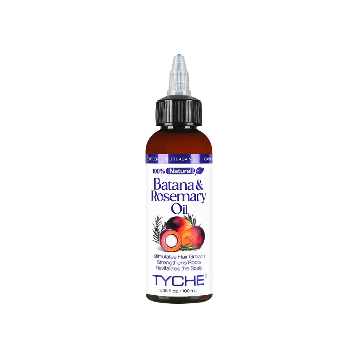 Tyche Batana & Rosemary Hair Oil 3.38 fl oz bottle
