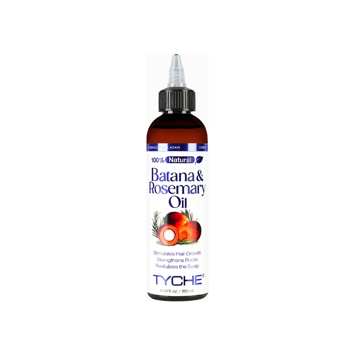 Tyche Batana & Rosemary Hair Oil 6.08 fl oz bottle