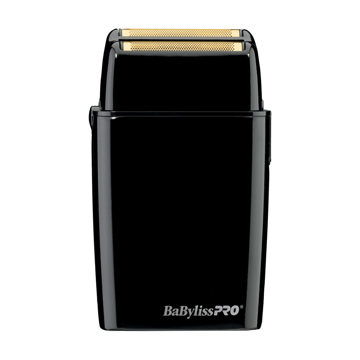 BaBylissPRO FOILFX02 black cordless metal double-foil shaver, model FXFS2B