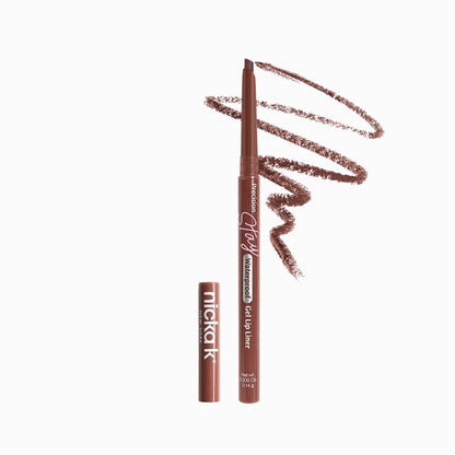 Nicka K Precision Stay Gel Lip Liner – Brown (LLPS03) product photo