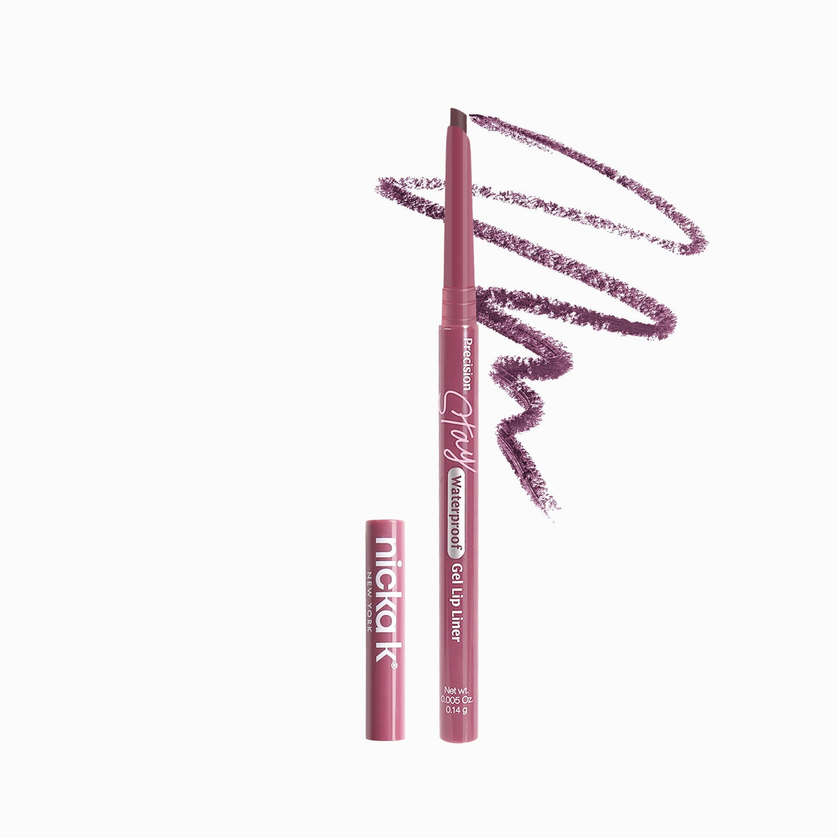 Nicka K Precision Stay Gel Lip Liner – Deep Wine (LLPS04) product photo
