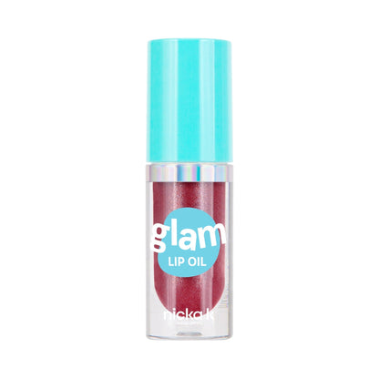 Nicka K Glam Lip Oil in Sangria, LOGM02 – official product photo