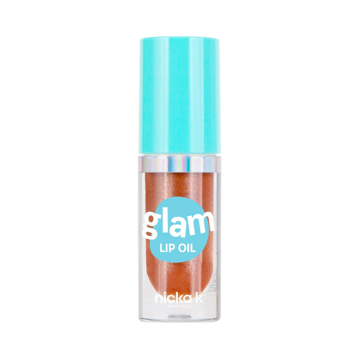 Nicka K Glam Lip Oil in Rum Swizzle, LOGM05 – official product photo