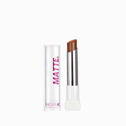 Nicka K Matte Lipstick – Brown Cashmere (LSMT10) product photo