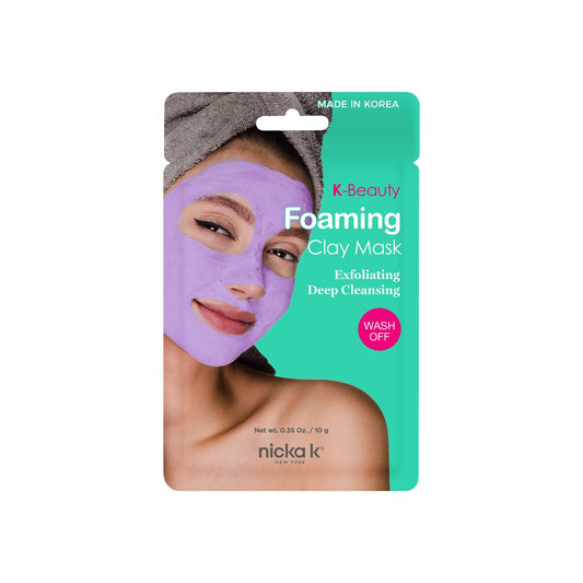 Nicka K K-Beauty Foaming Clay Mask 10 g packet, SMCL03
