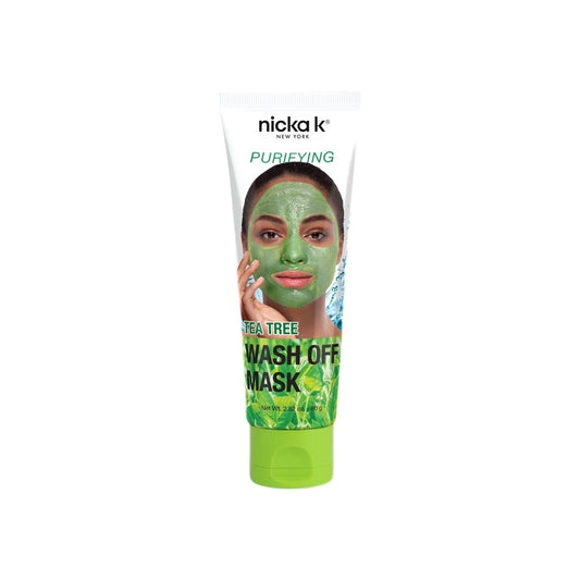 Nicka K Purifying Tea Tree Wash-Off Mask 2.82 fl oz tube, SMPO03