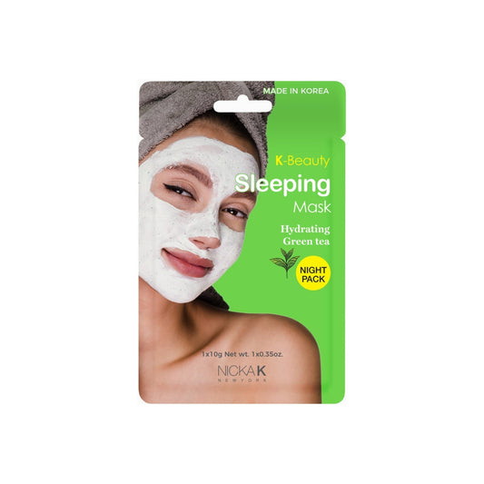 Nicka K K-Beauty Hydrating Green Tea Sleeping Mask 10 g packet, SMSL01