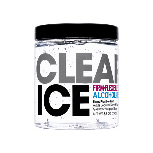 Ampro Clear Ice Firm/Flexible Hold Styling Gel – 8.8 oz / 250 g