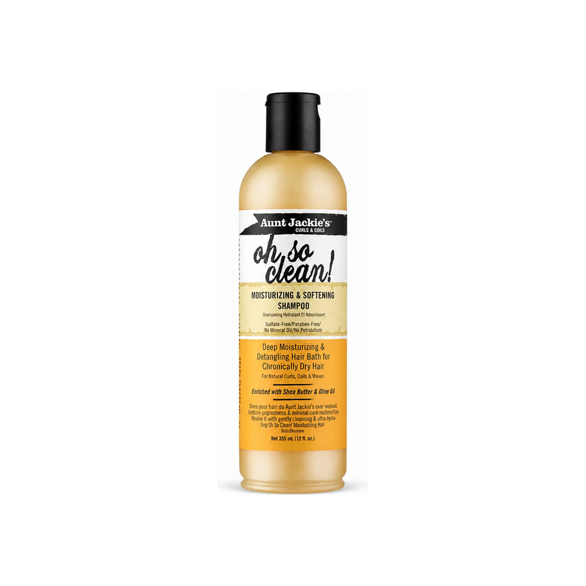 Aunt Jackie's Oh So Clean Moisturizing & Softening Shampoo – 12 oz