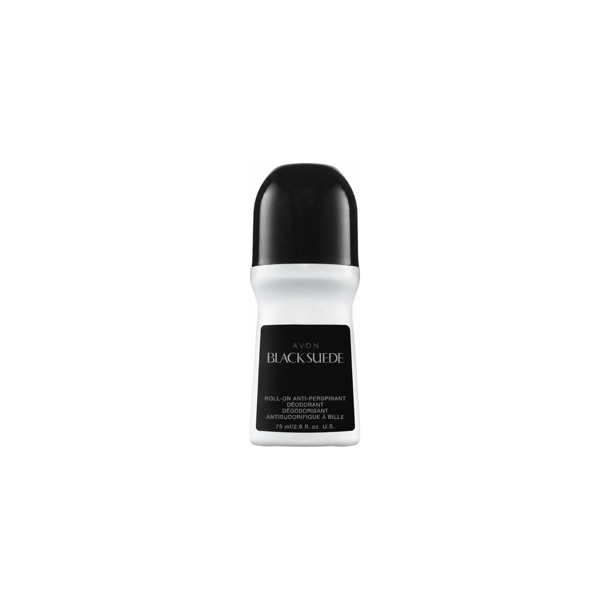 Avon Black Suede Roll-On Antiperspirant Deodorant for Men 2.6 oz 75 mL