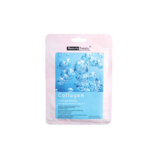 Beauty Treats Collagen Facial Sheet Mask 25 mL packet