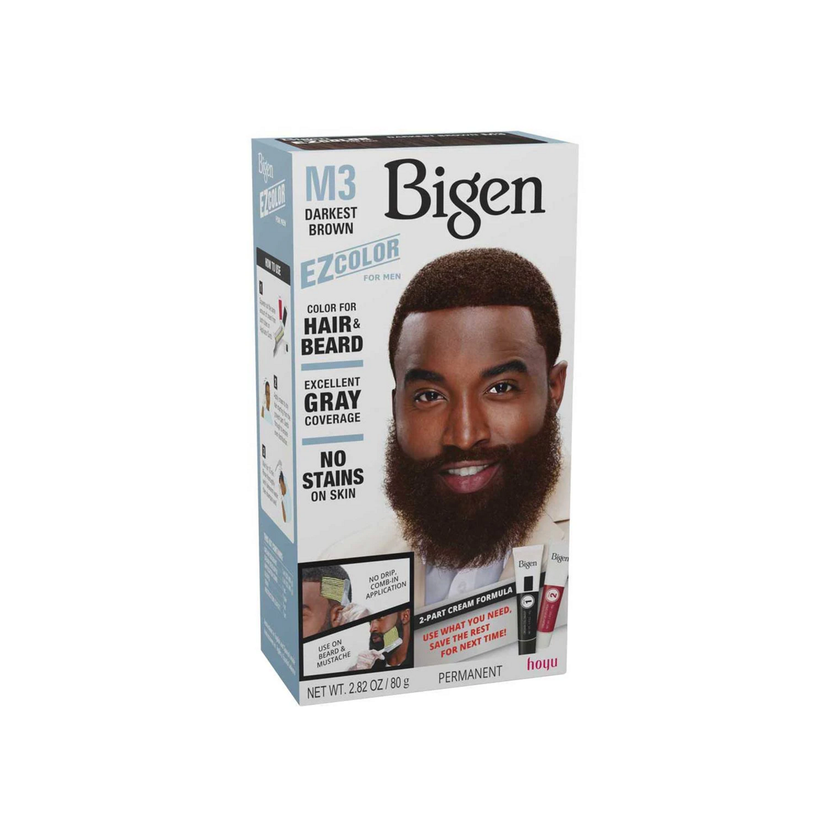 Bigen EZ Color for Men M3 Darkest Brown – 2.82 oz