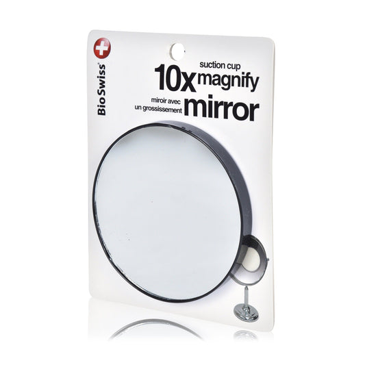 BioSwiss 10x Magnification Mirror with Suction Cups, item 1390R/72