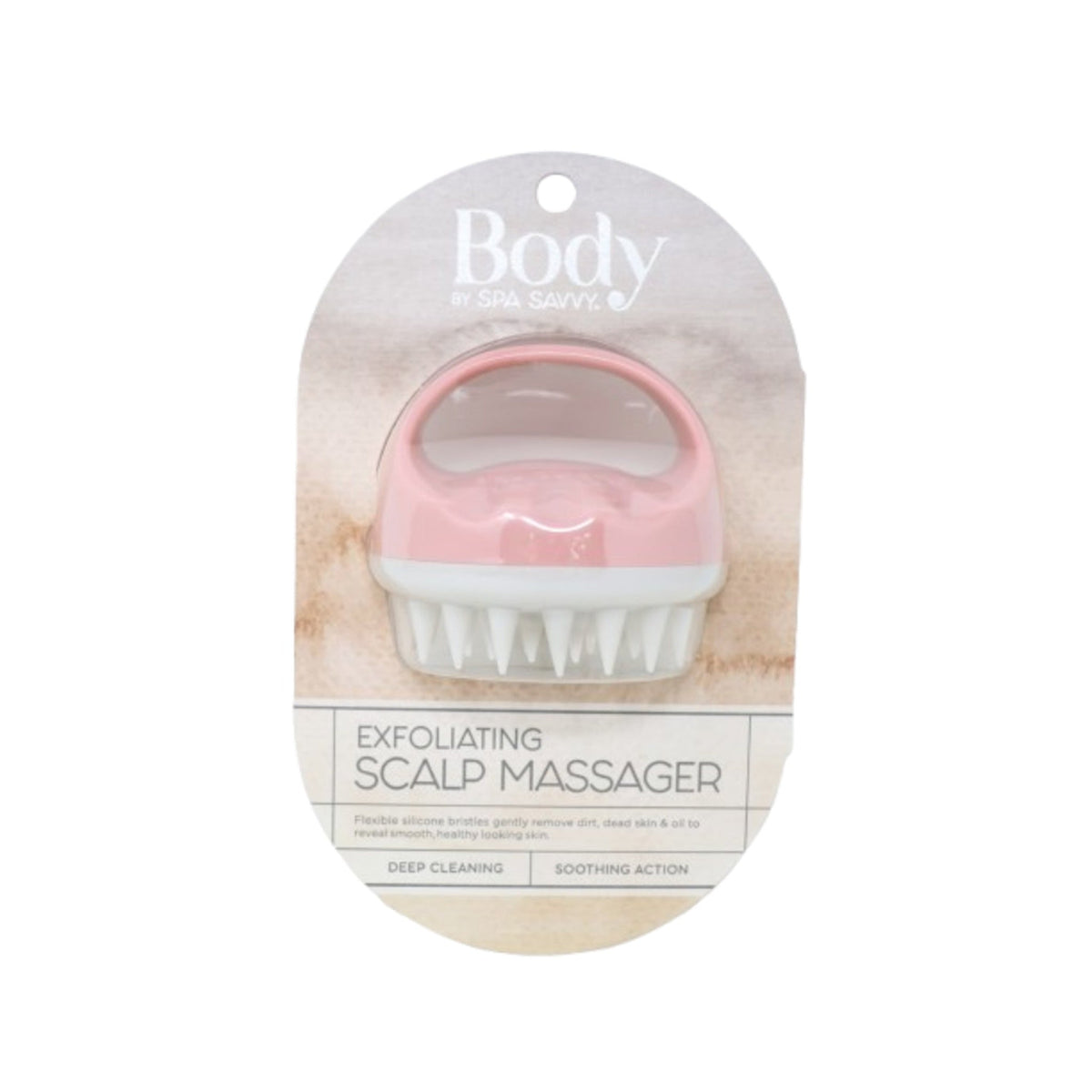 Body by Spa Savvy Exfoliating Scalp Massager 9042