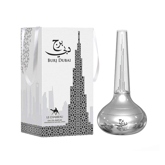 Le Chameau Burj Dubai Eau de Parfum – 3.4 oz / 100 mL bottle on white background