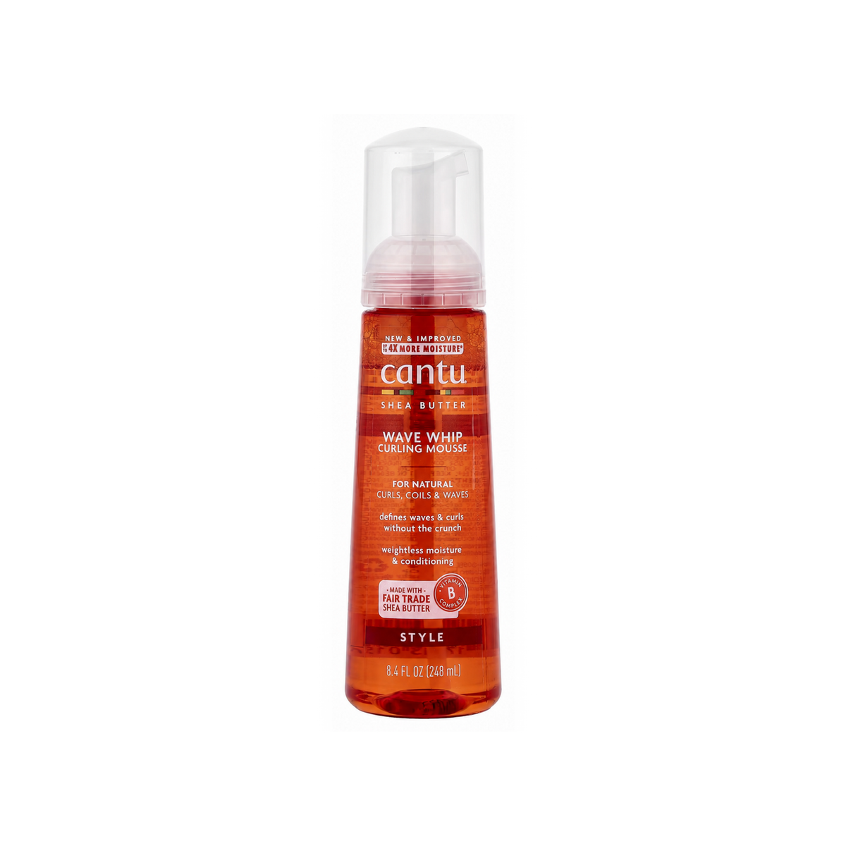 Cantu Shea Butter Wave Whip Curling Mousse 8.4 oz